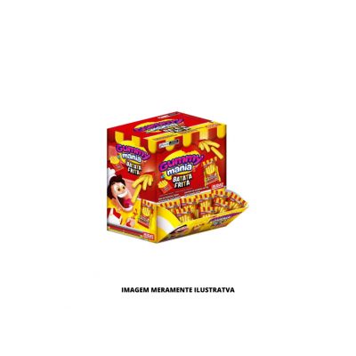 BALA - AUDAZ - 15g GUMMY MANIA BATATA FRITA - DP40